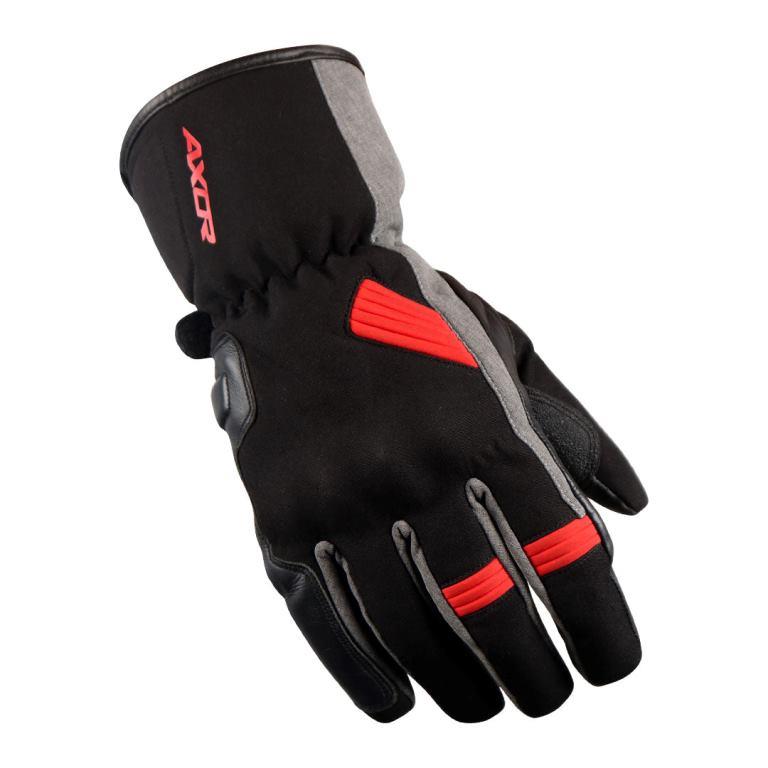 Axor Sela Waterproof Riding Gloves Black Grey - Riders Junction