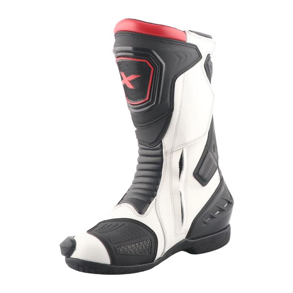 Axor Slipstream Pro Riding Boots (Black White-Red)