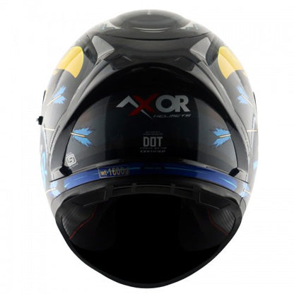 Axor Street Zazu Helmet - Glossy Black & Blue