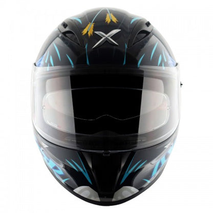 Axor Street Zazu Helmet - Glossy Black & Blue