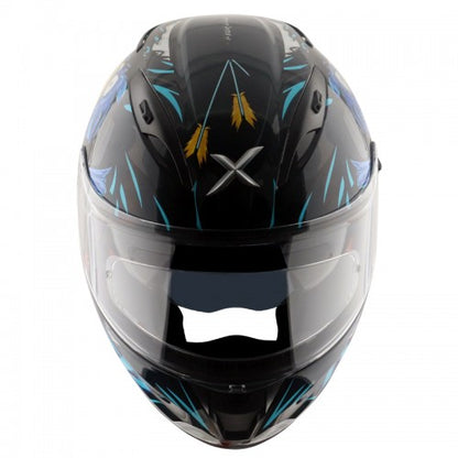 Axor Street Zazu Helmet - Glossy Black & Blue