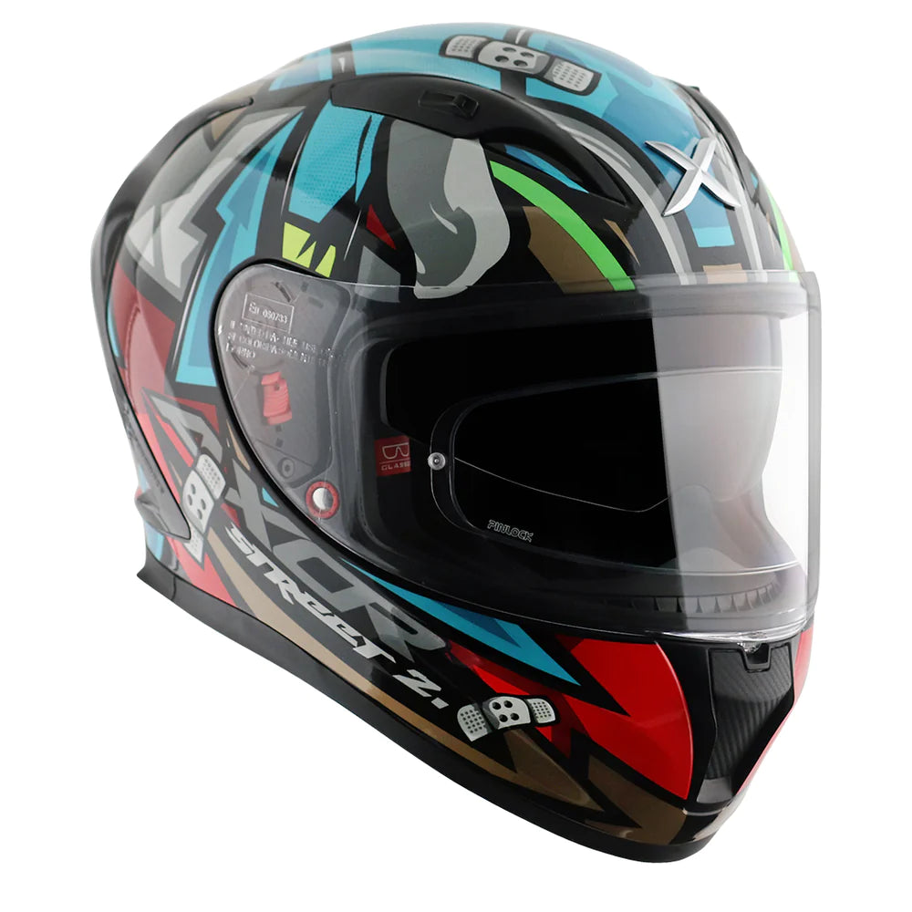 Axor Street Bobby Black Blue Helmet