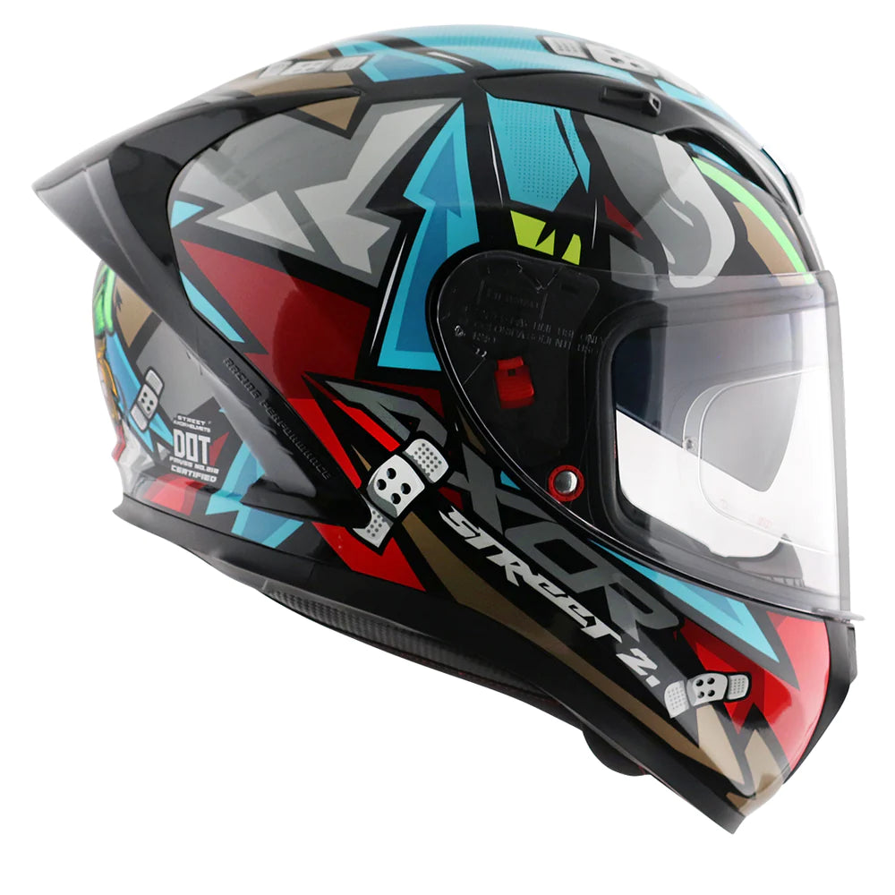 Axor Street Bobby Black Blue Helmet