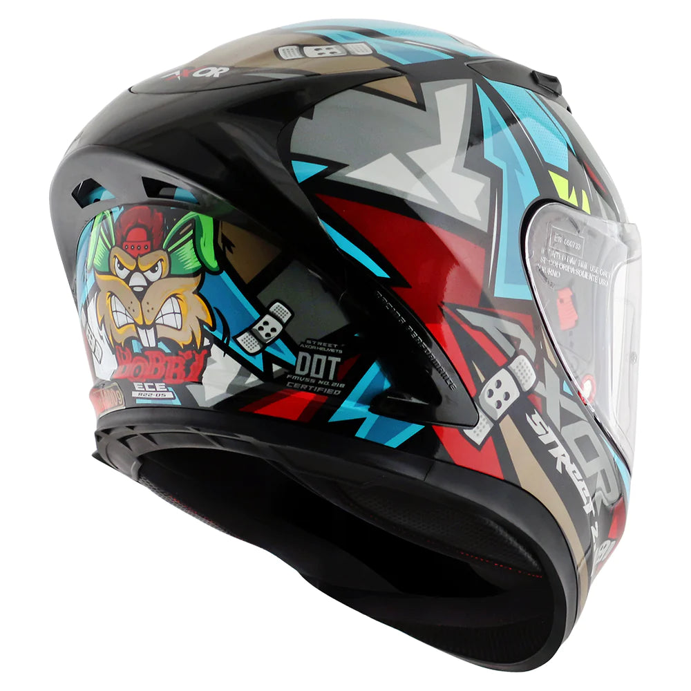 Axor Street Bobby Black Blue Helmet