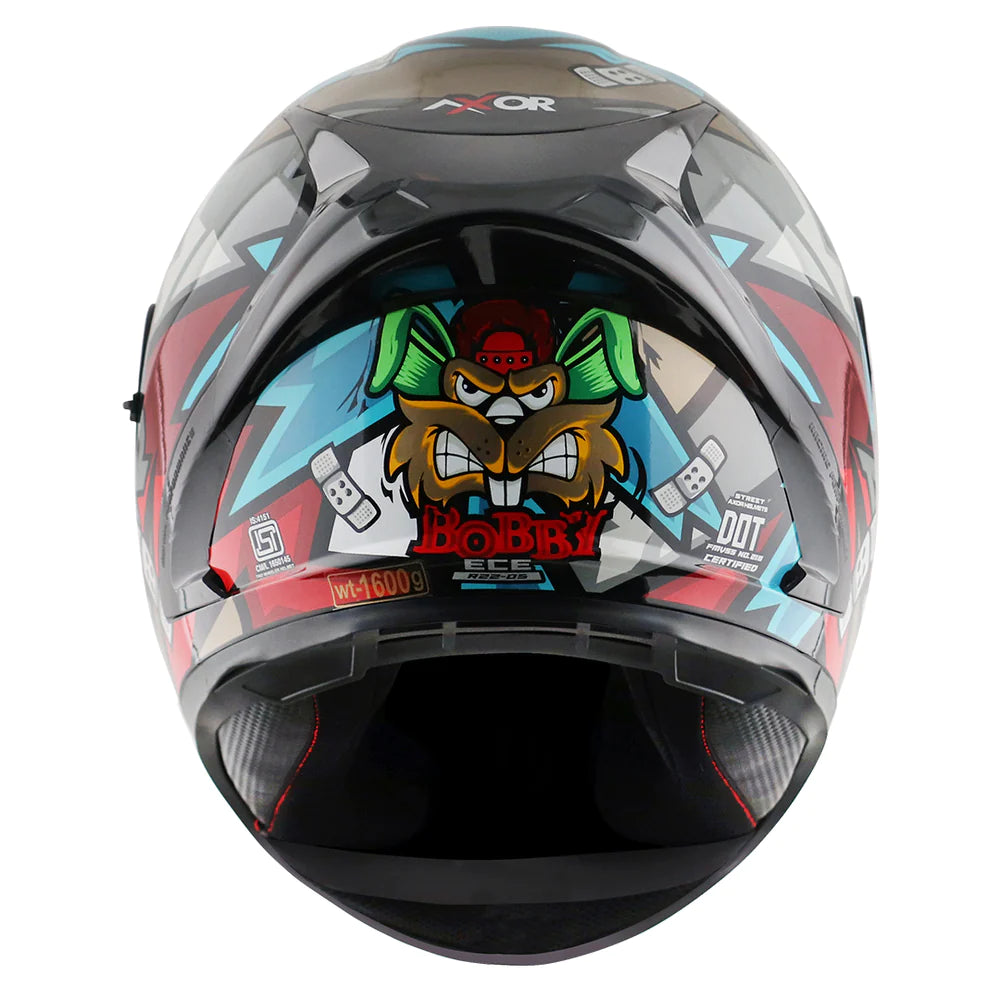 Axor Street Bobby Black Blue Helmet