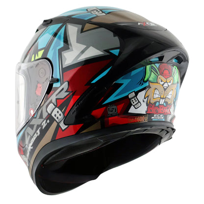 Axor Street Bobby Black Blue Helmet