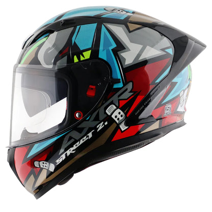 Axor Street Bobby Black Blue Helmet