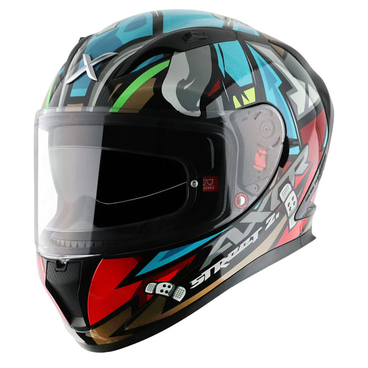 Axor Street Bobby Black Blue Helmet
