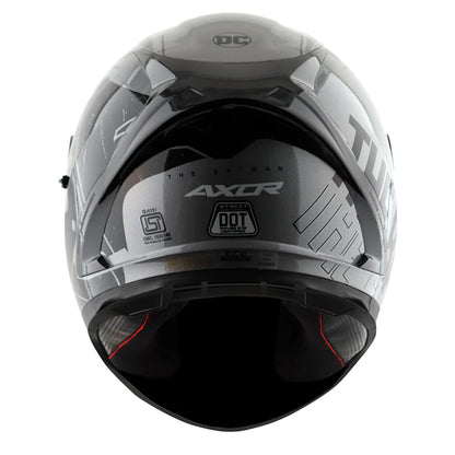 Axor Street DC Batman Full-Face Helmet - Gloss Anthracite Black