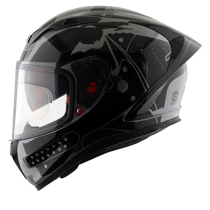 Axor Street DC Batman Full-Face Helmet - Gloss Anthracite Black