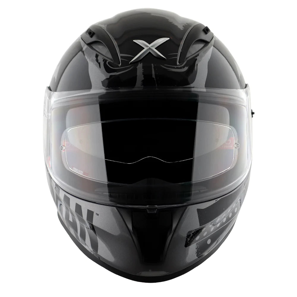 Axor Street DC Batman Full-Face Helmet - Gloss Anthracite Black