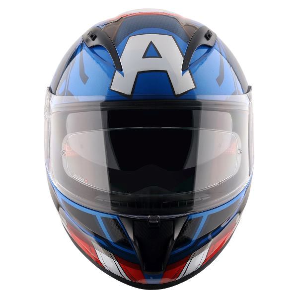 Axor Street Marvel Captain America Helmet - Blue Red White