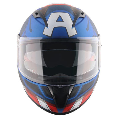 Axor Street Marvel Captain America Helmet - Dull Blue Red White