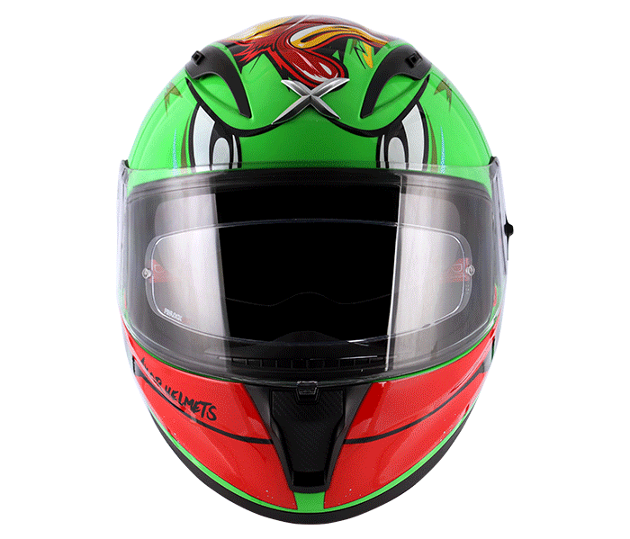 Axor Street Racing Duck Green Red Helmet