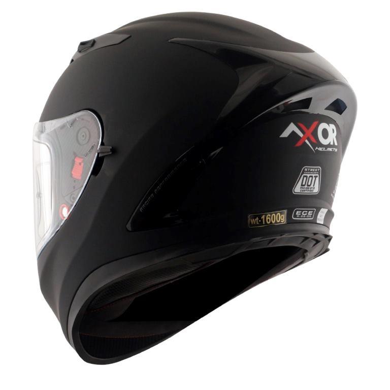 Axor Street Solid Black Helmet - Dull Black