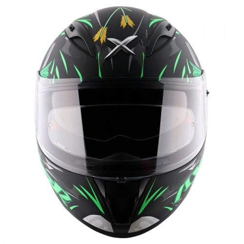Axor Street Zazu Helmet - Matt Black & Green