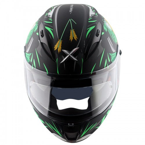 Axor Street Zazu Helmet - Matt Black & Green