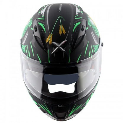 Axor Street Zazu Helmet - Matt Black & Green