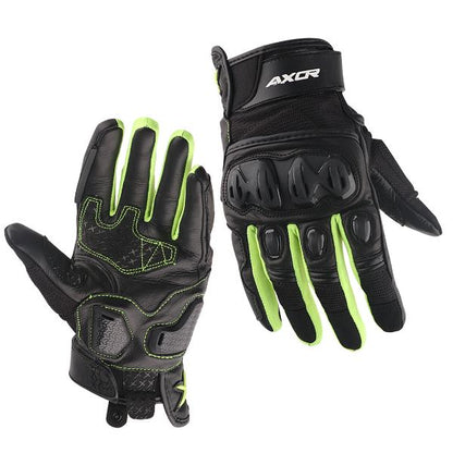 Axor Viper Riding Gloves (Black-Neon Green)