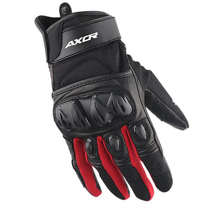 Axor Viper Riding Gloves (Black-Red)