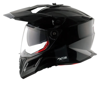 Axor X Cross Dual Visor Helmet - Glossy Black