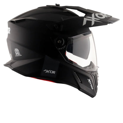 Axor X Cross Dual Visor Helmet - Matt Black