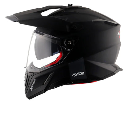 Axor X Cross Dual Visor Helmet - Matt Black