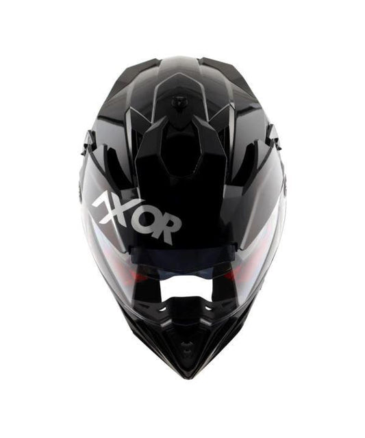 Axor-X Cross Dual Visor Sc Helmet (Black Red)
