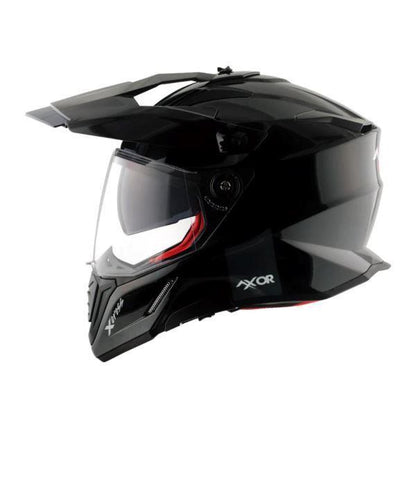 Axor-X Cross Dual Visor Sc Helmet (Black Red)