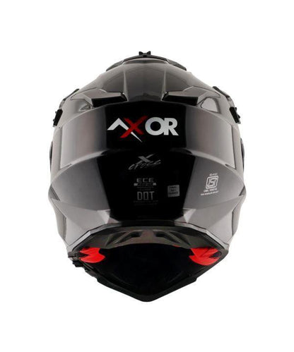 Axor-X Cross Dual Visor Sc Helmet (Black Red)