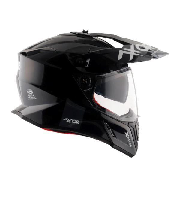 Axor-X Cross Dual Visor Sc Helmet (Black Red)