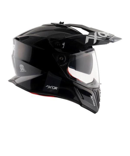 Axor-X Cross Dual Visor Sc Helmet (Black Red)
