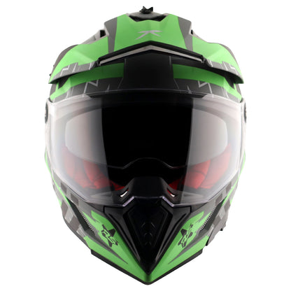 Axor-X-Cross Flash Dual Visor (Dull Cool Grey Green)