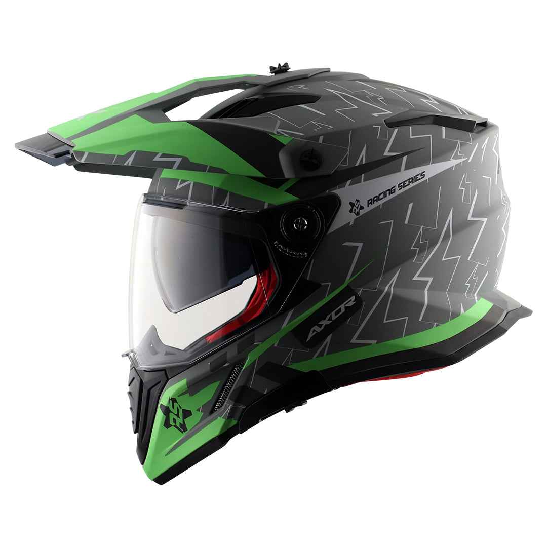 Axor-X-Cross Flash Dual Visor (Dull Cool Grey Green)