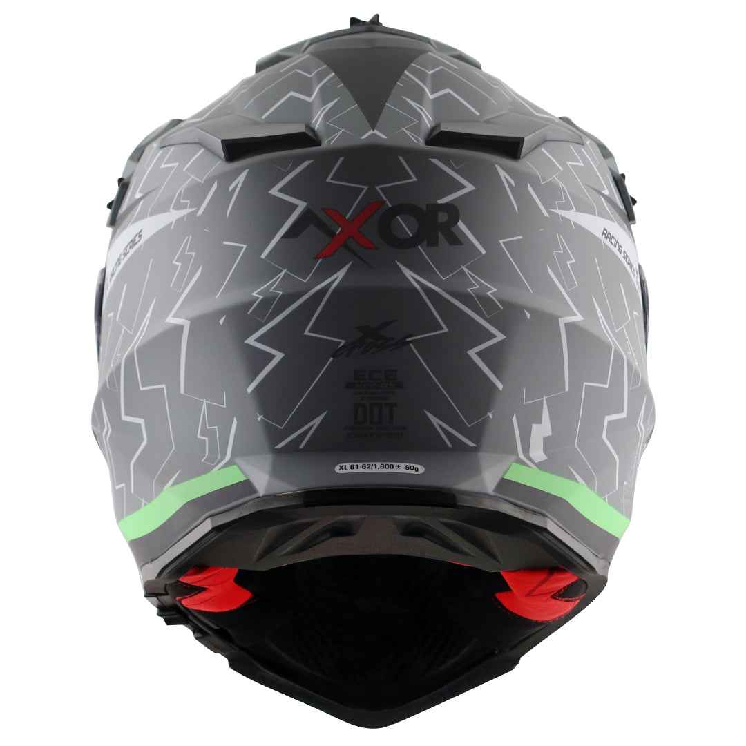Axor-X-Cross Flash Dual Visor (Dull Cool Grey Green)