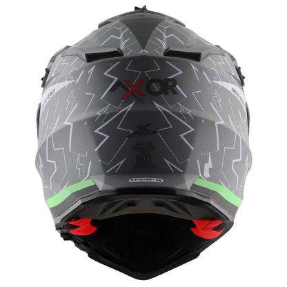 Axor-X-Cross Flash Dual Visor (Dull Cool Grey Green)