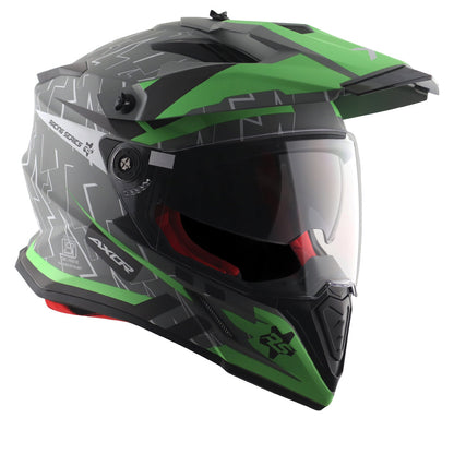 Axor-X-Cross Flash Dual Visor (Dull Cool Grey Green)