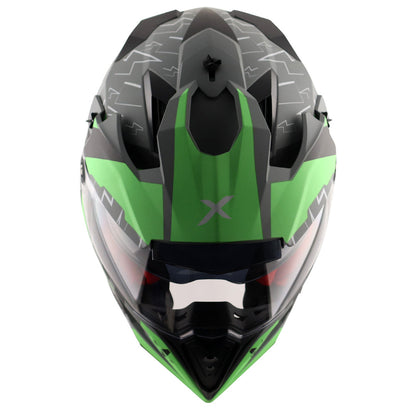 Axor-X-Cross Flash Dual Visor (Dull Cool Grey Green)