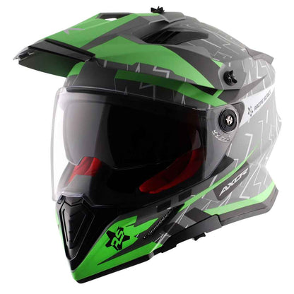 Axor-X-Cross Flash Dual Visor (Dull Cool Grey Green)