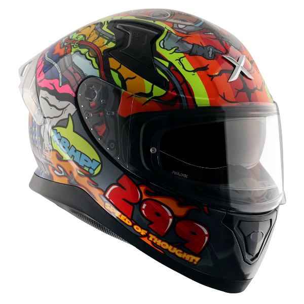 Axor XBHP Speed of Thought Helmet (Neon Yellow Blue)