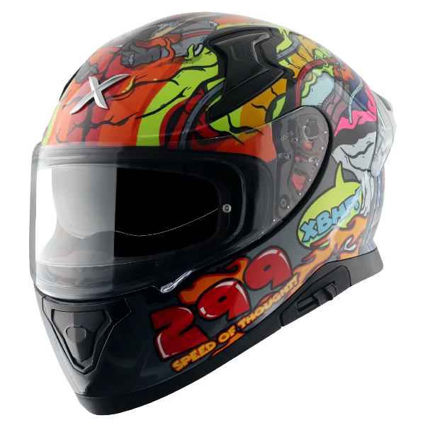 Axor XBHP Speed of Thought Helmet (Neon Yellow Blue)