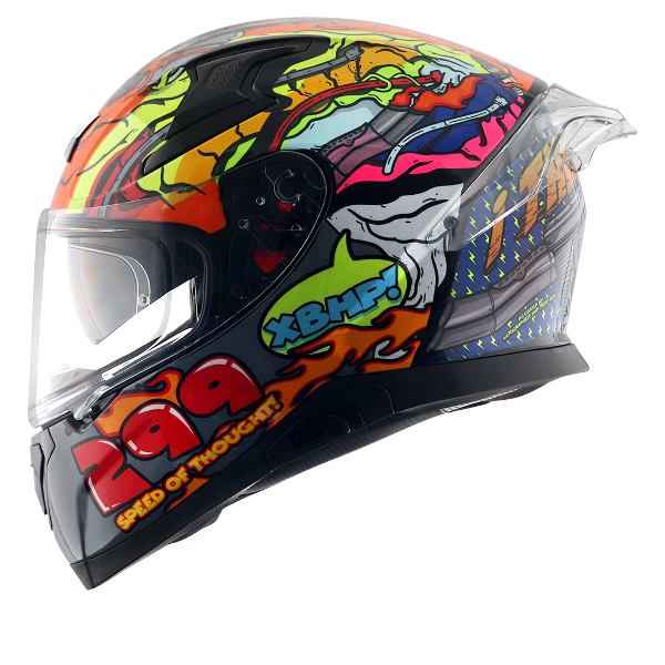 Axor XBHP Speed of Thought Helmet (Neon Yellow Blue)