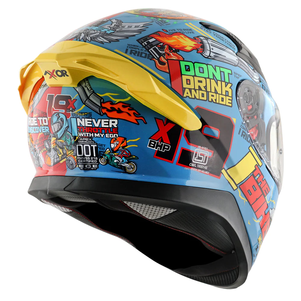 Axor XBHP #Thenineteen Blue Red Helmet