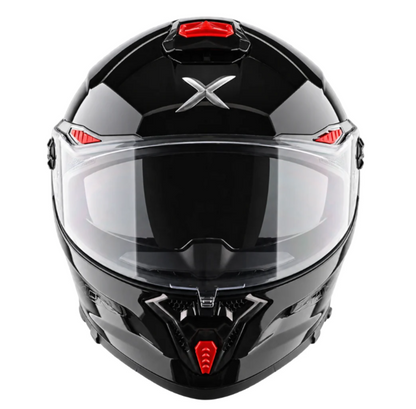 Axor Agera Full Face Black Helmet With Spoiler