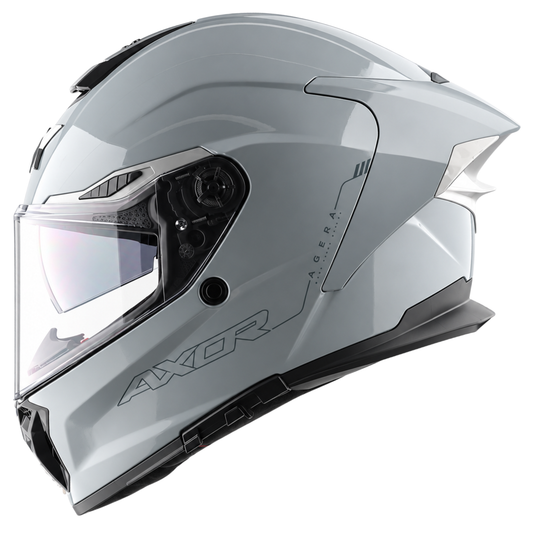 Axor Agera Full Face Nardo Grey Helmet With Spoiler