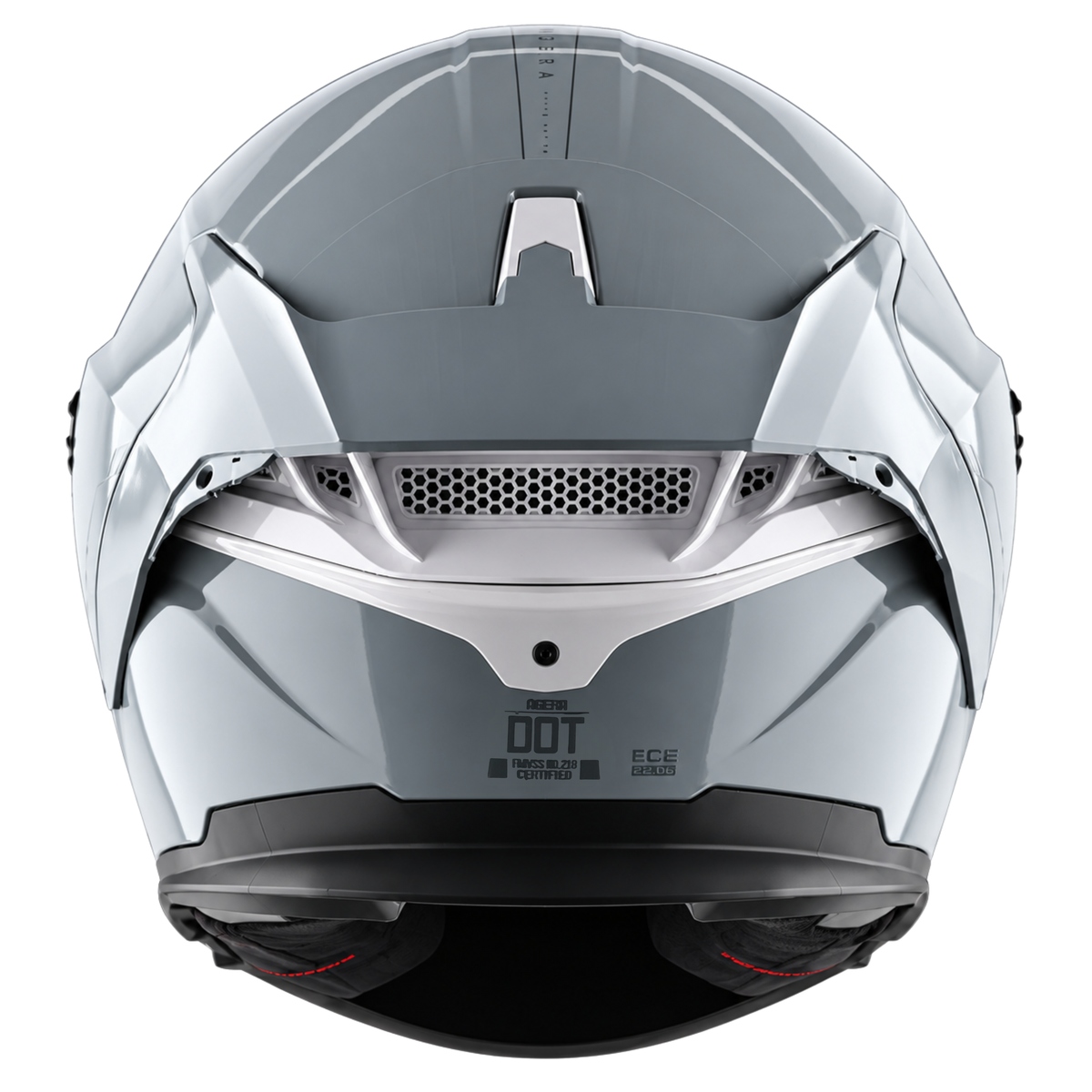 Axor Agera Full Face Nardo Grey Helmet With Spoiler