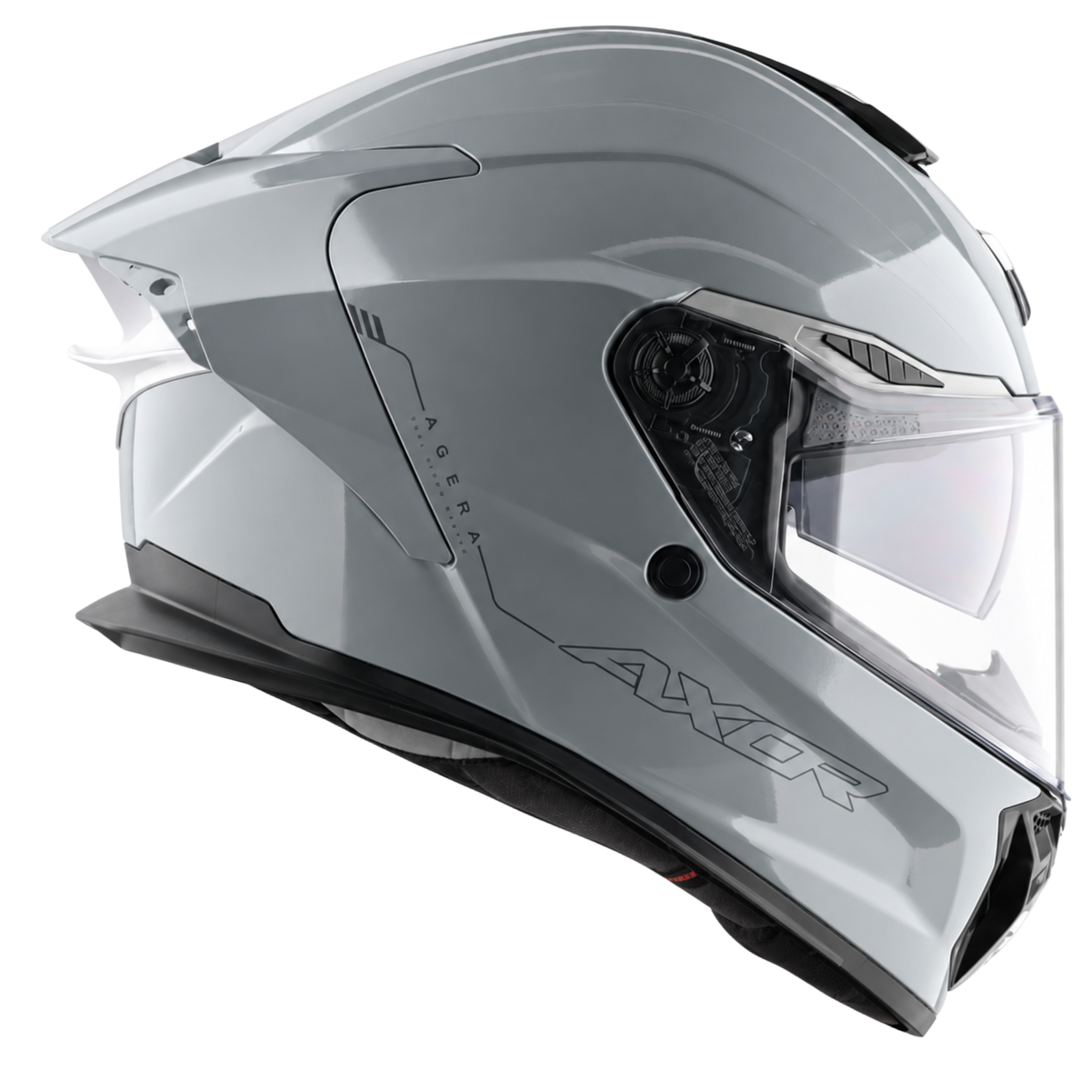 Axor Agera Full Face Nardo Grey Helmet With Spoiler