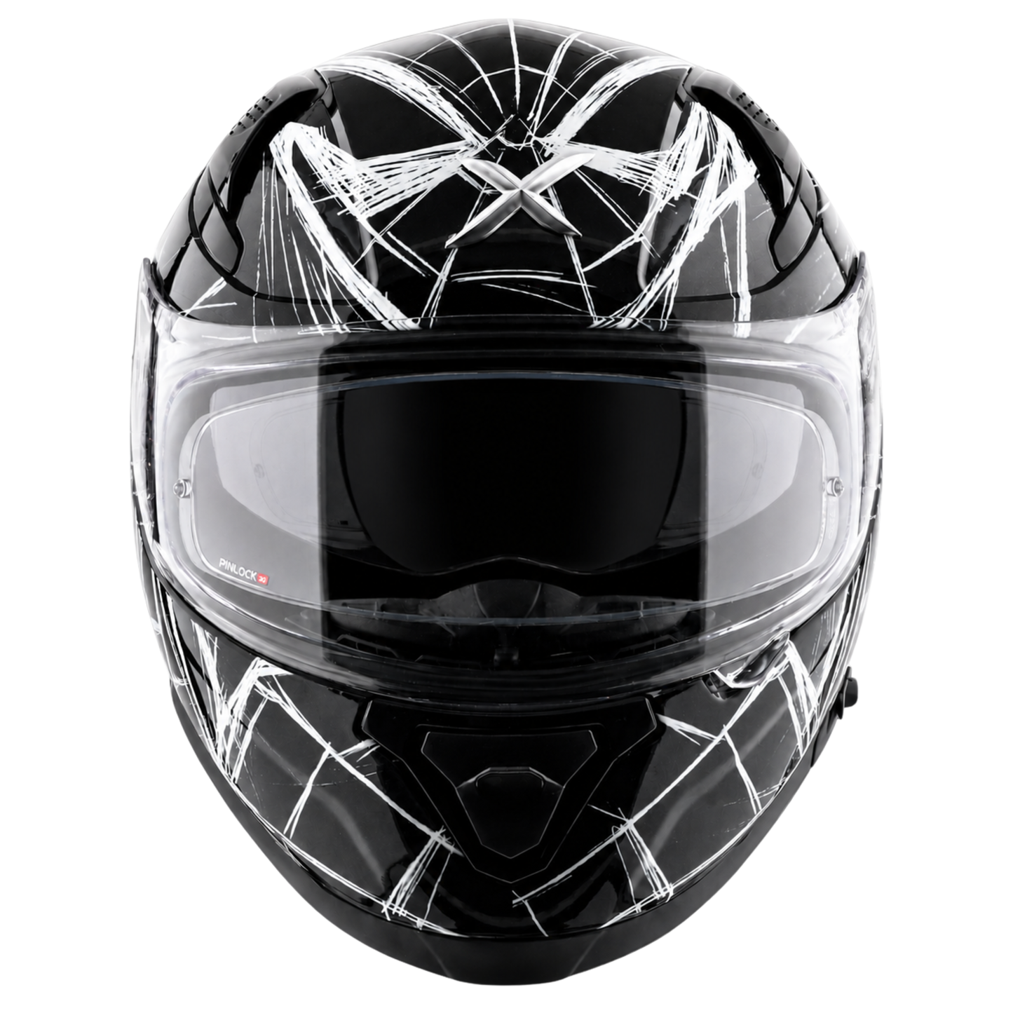 Axor Apex Marvel Spider Man Edition Full-Face Helmet With Spoiler (Black/White)
