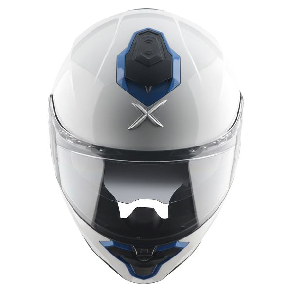 Axor Brutale Corsa Dual Spoiler Helmet-White Blue