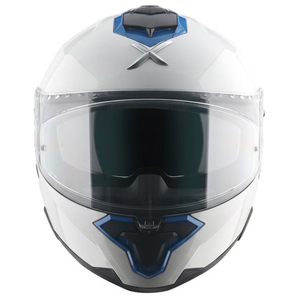 Axor Brutale Corsa Dual Spoiler Helmet-White Blue